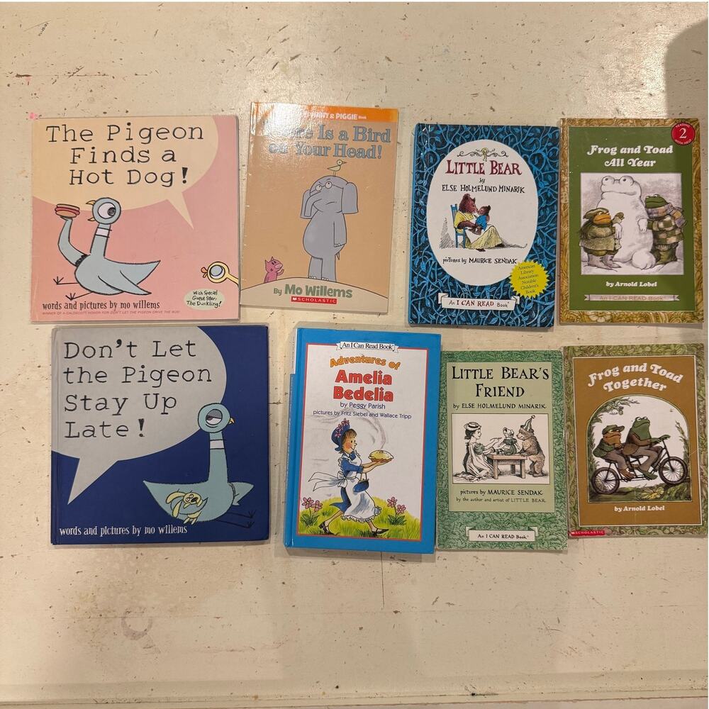 8 Children's Books Kids Early Readers I Can Read Classic Mo Willems Frog Toad
